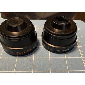 Two Vintage Koma Auxiliary Wide Angle & Telephone Camera Lens